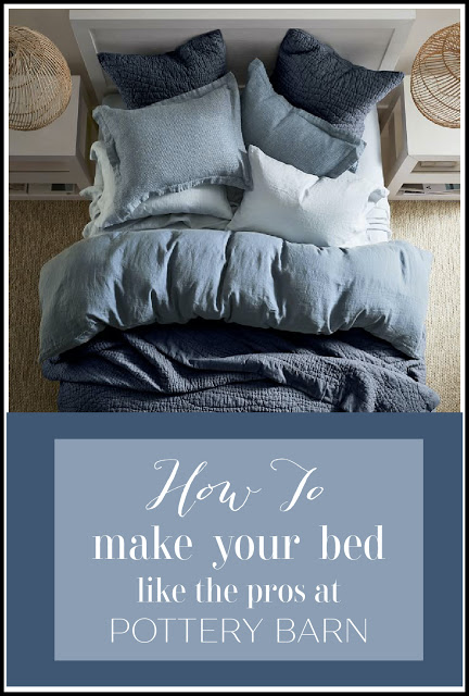 how to make your bed like Pottery Barn does - My Sweet Savannah