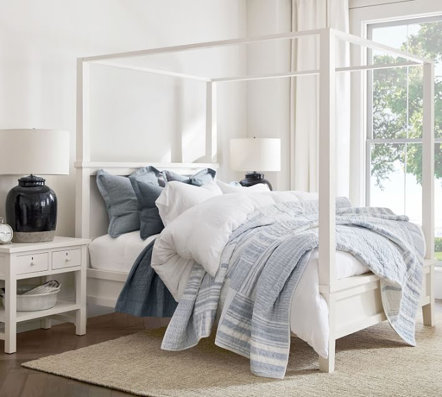 how to make your bed like Pottery Barn does - My Sweet Savannah