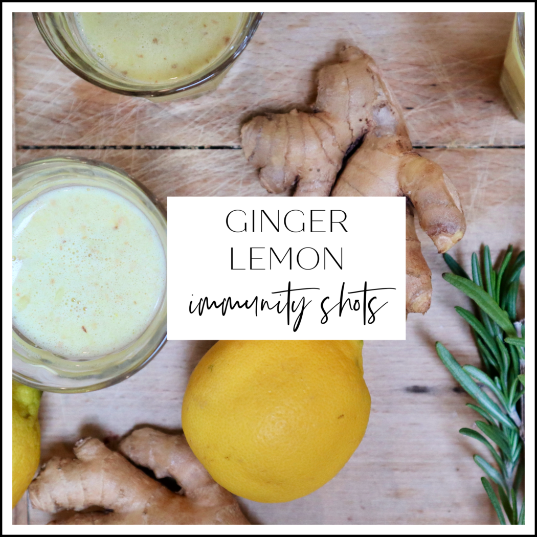 ginger lemon immunity shots - My Sweet Savannah